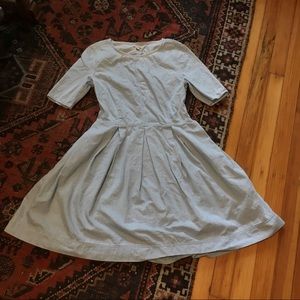 Gap blue soft cotton dress pockets 2 never worn